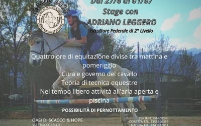 Stage con Adriano Leggero