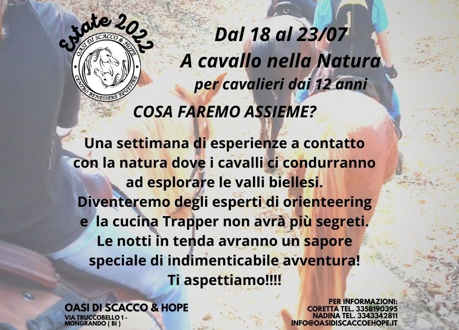 A cavallo nella Natura