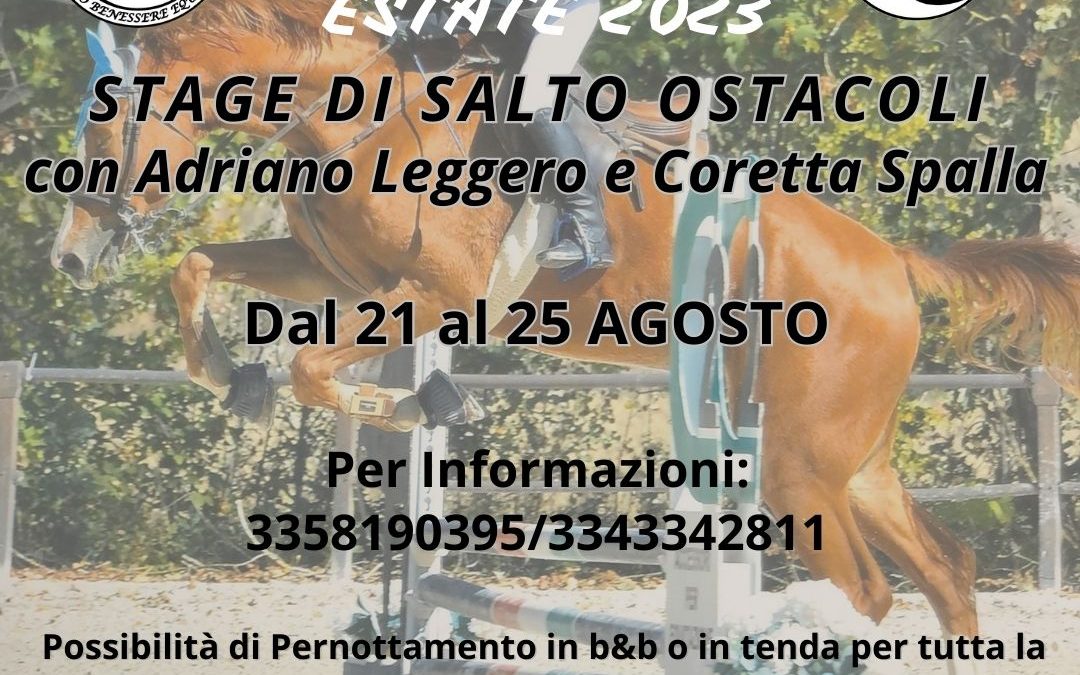 Stage di Salto Ostacoli